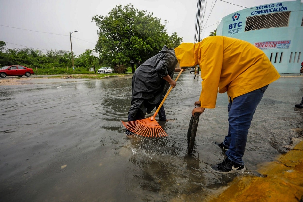 Activa Mara Lezama “Operativo Tormenta” en Cancún