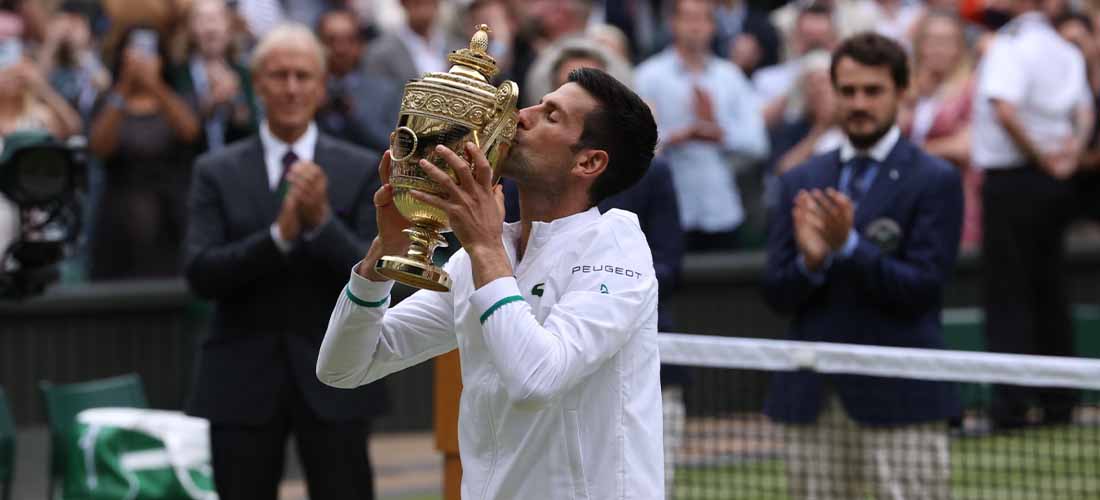 Novak Djokovic se lleva su sexto trofeo de Wimbledon y registra su título número 20 de su carrera