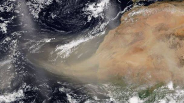 Nube de polvo del Sahara pasará este miércoles sobre la Península de Yucatán