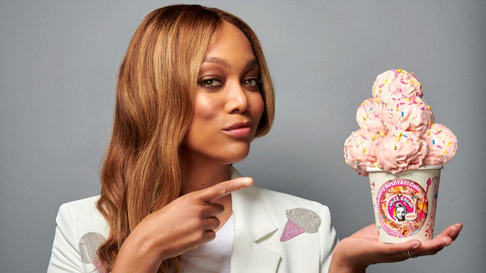‘Smize Cream’, la compañía de helados de Tyra Banks