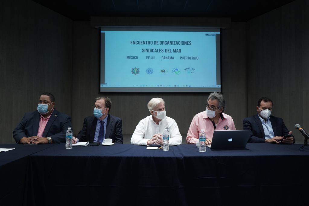 Encuentro de Organizaciones Sindicales del Mar, México, EE.UU., Puerto Rico y Panamá demandan autonomía sindical y protección de los derechos laborales marítimos