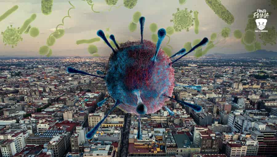 Investigaciones de la UNAM apuntan a que en el aire de la Ciudad de México existen bacterias causantes de enfermedades pulmonares crónicas.