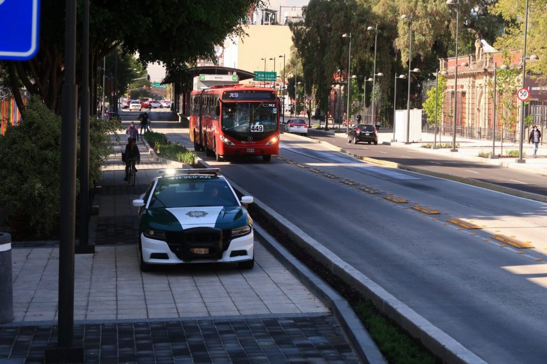 Intervienen avenida Balderas a fin de ganar espacios para peatones