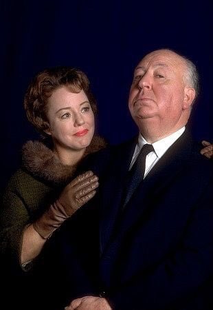 Patricia Hitchcock y Alfred Hitchcock