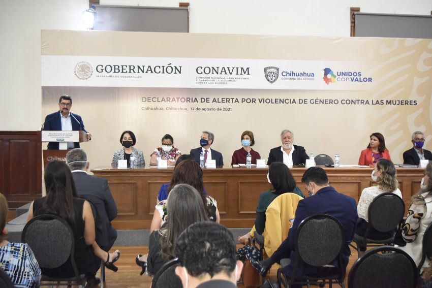 Emiten alerta de violencia de género en cinco municipios de Chihuahua