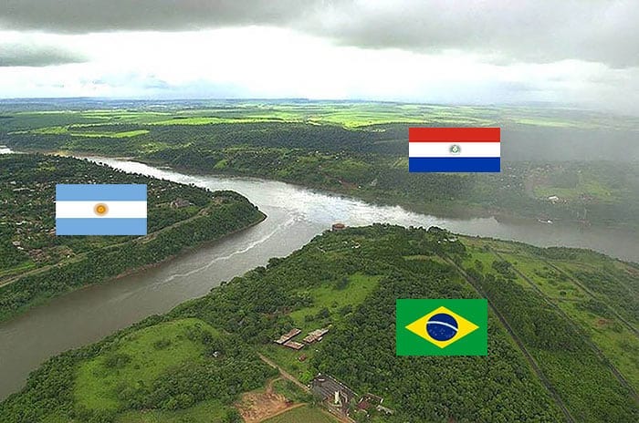 frontera Brasil, Argentina y Paraguay