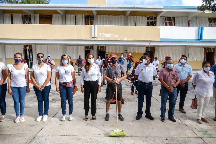 Inician las Jornadas de recuperación de aulas en escuelas en Quintana Roo
