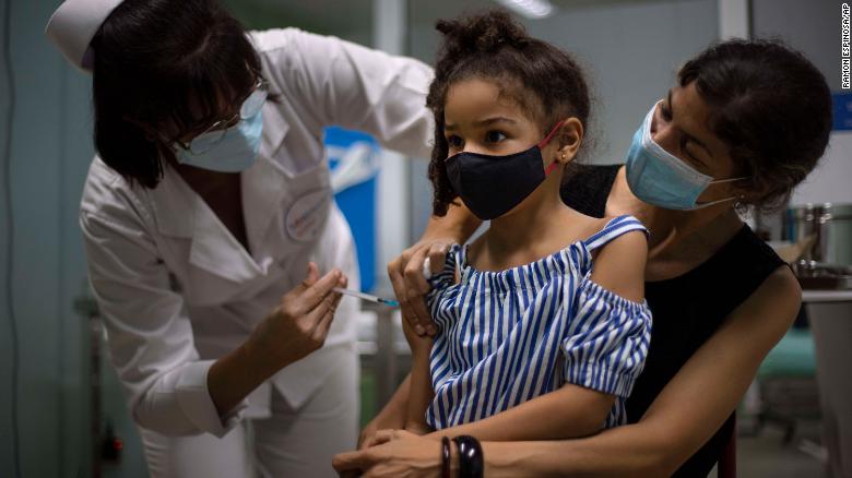 Cuba comienza a vacunar a niños de tan solo dos años por Covid-19