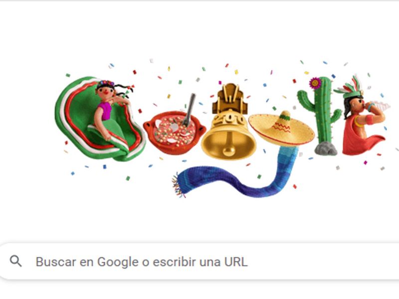 Google celebra la Independencia de México con Doodle