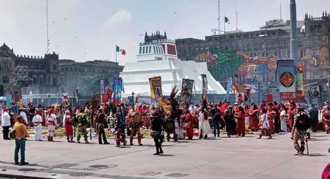 Maqueta del Templo Mayor permanecerá hasta este 15 de septiembre en el Zócalo