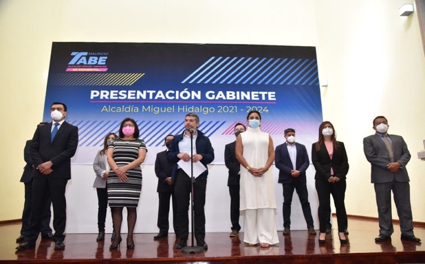 Mauricio Tabe presenta gabinete para gobernar en Miguel Hidalgo