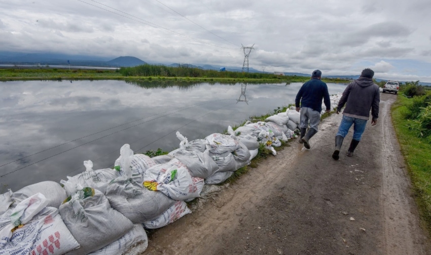 Conagua alerta por riesgo de desborde de río Lerma en el Edomex