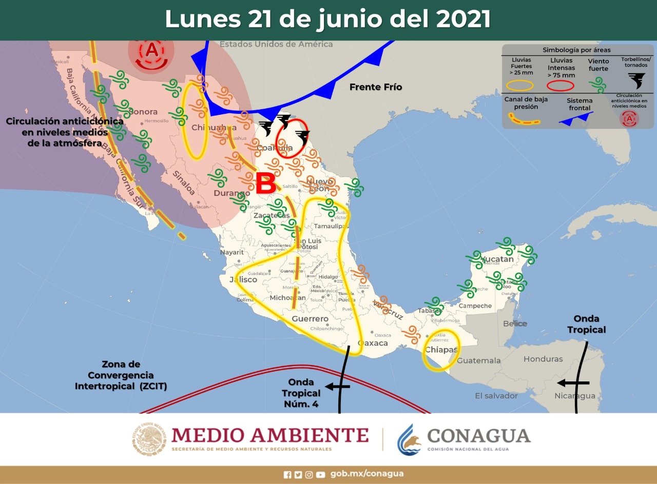 El Diario de Coahuila Pronostican llegada de frente frío a Coahuila