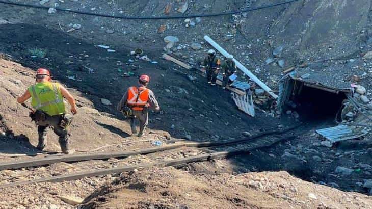 Derrumbe en una mina del municipio de Topia en el estado de Durango deja un fallecido y una persona herida de gravedad.