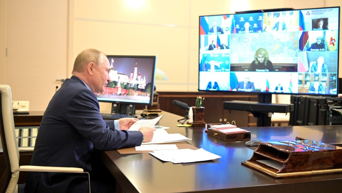 Vladímir Putin anuncia una semana no laboral por aumento de casos de coronavirus en Rusia