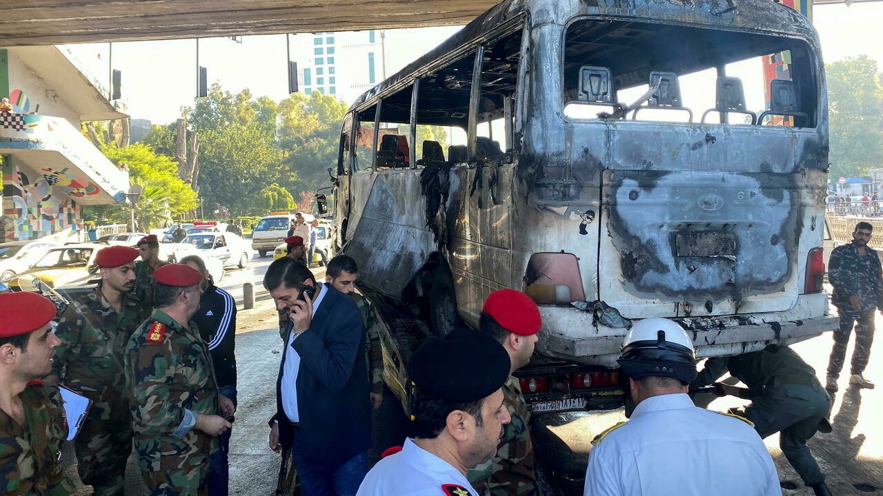 Un ataque con bomba en Damasco mata a 14 militares sirios