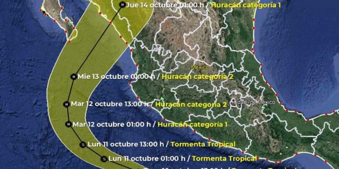 Alerta! Huracán “Pamela” se dirige a Sinaloa; podría impactar como categoría 1 cafenegroportal.com