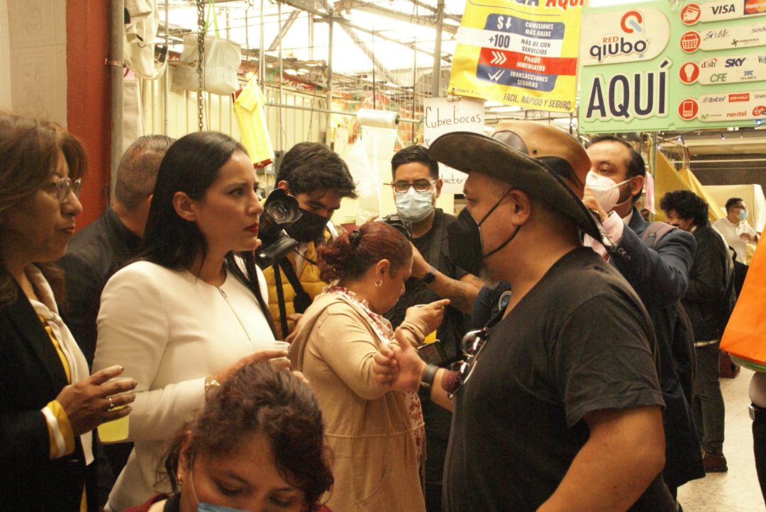 Sandra Cuevas arranca remodelación de mercados de la Cuauhtémoc
