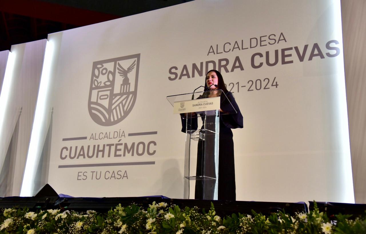 Sandra Cuevas aseguró que no habrá actos de corrupción en la Cuauhtémoc