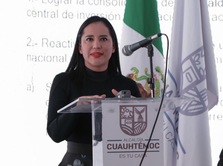 Sandra Cuevas presenta el proyecto ‘Corredor Turístico-Tecnológico Zona Rosa’