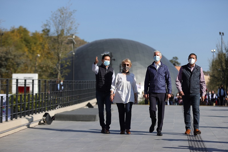 Inaugura Del Mazo el Parque de la Ciencia Fundadores