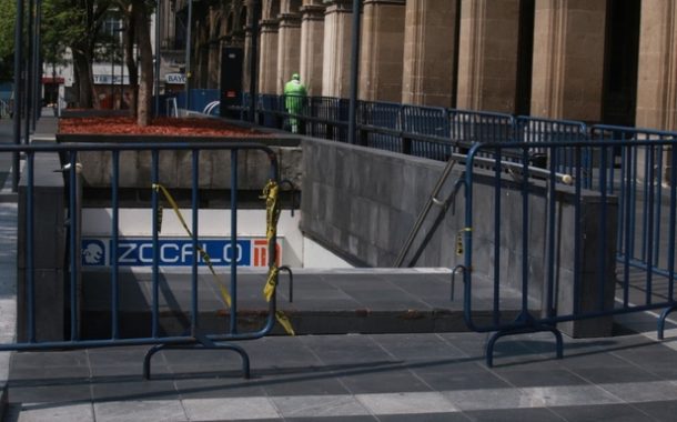 estación Zócalo permanecerá cerrada