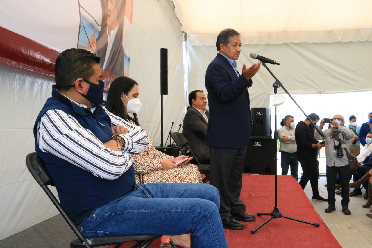 Higinio Martínez respalda la organización de los comités de la 4T en Edomex que encabezará Delfina Gómez
