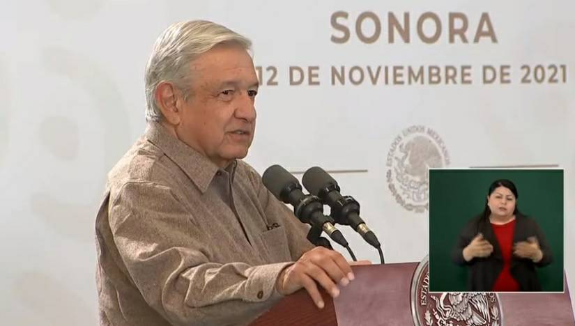 AMLO destinará recursos del fondo de aduanas para obras en Sonora