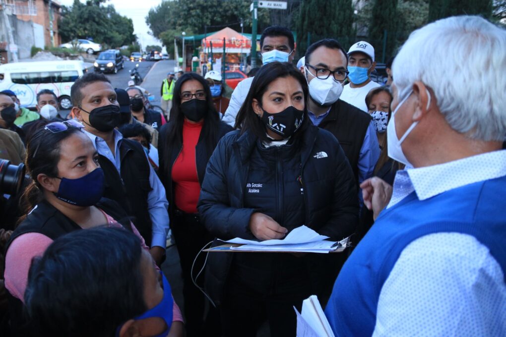 Alfa González alerta por crisis de agua potable en Tlalpan
