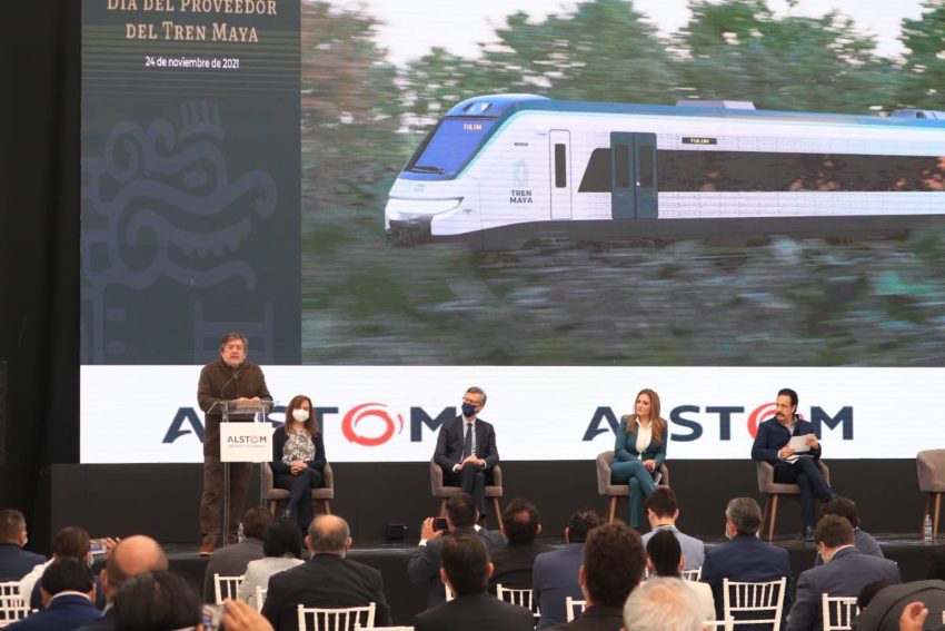 Carros del Tren Maya comenzarán a producirse en 2022