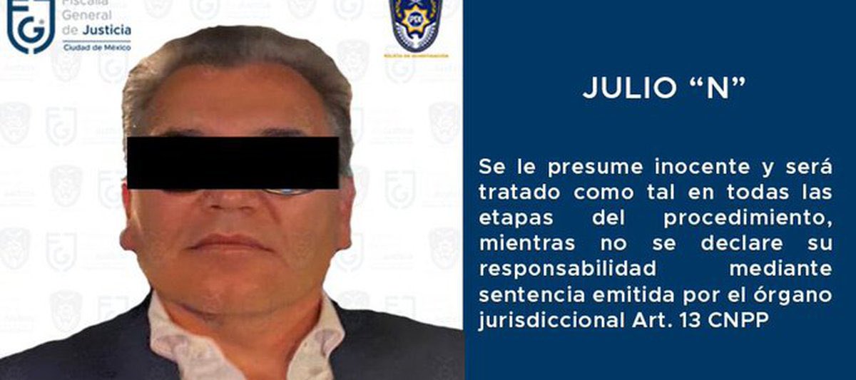 Detienen a Julio Serna