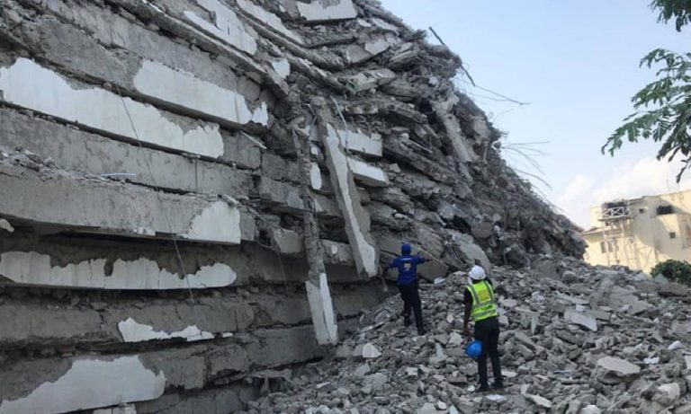 Colapso de edificio de Nigeria deja al menos 16 muertos