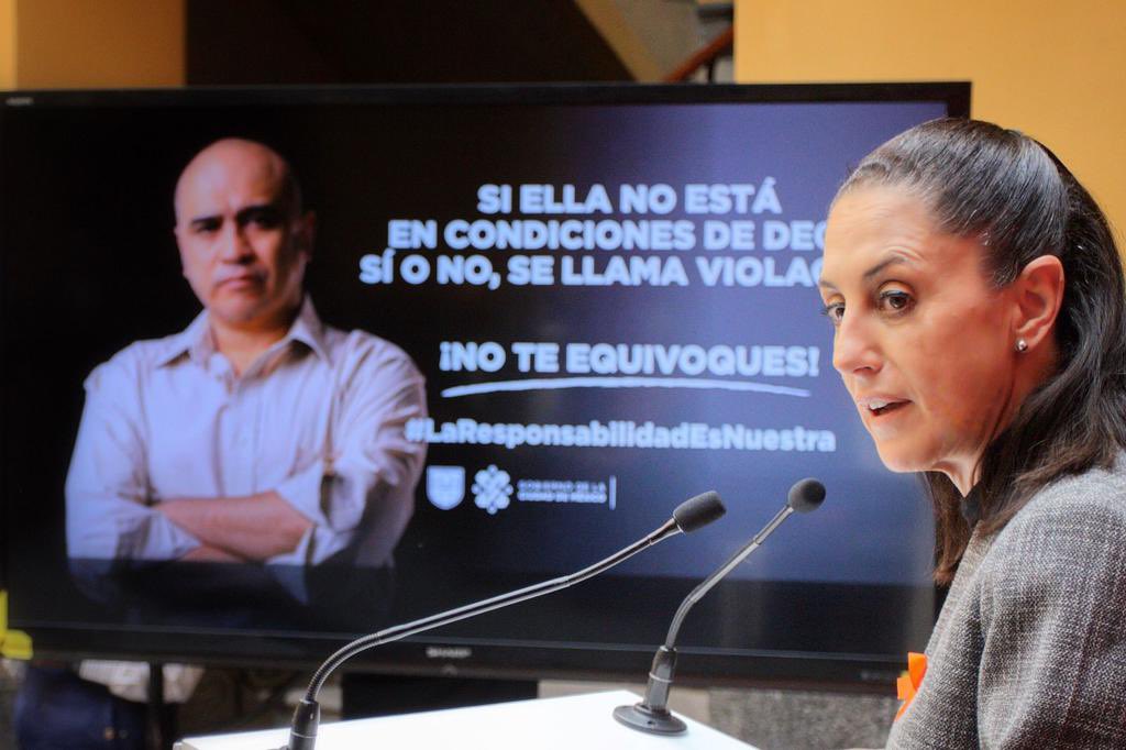 "La Responsabilidad es Nuestra": CDMX lanza campaña contra la violencia sexual