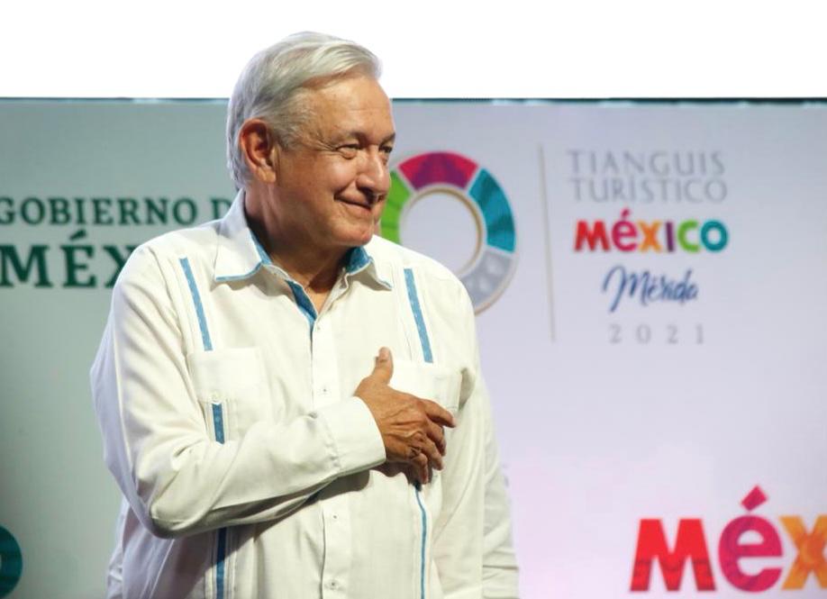 López Obrador inaugura el Tianguis Turístico Mérida 2021