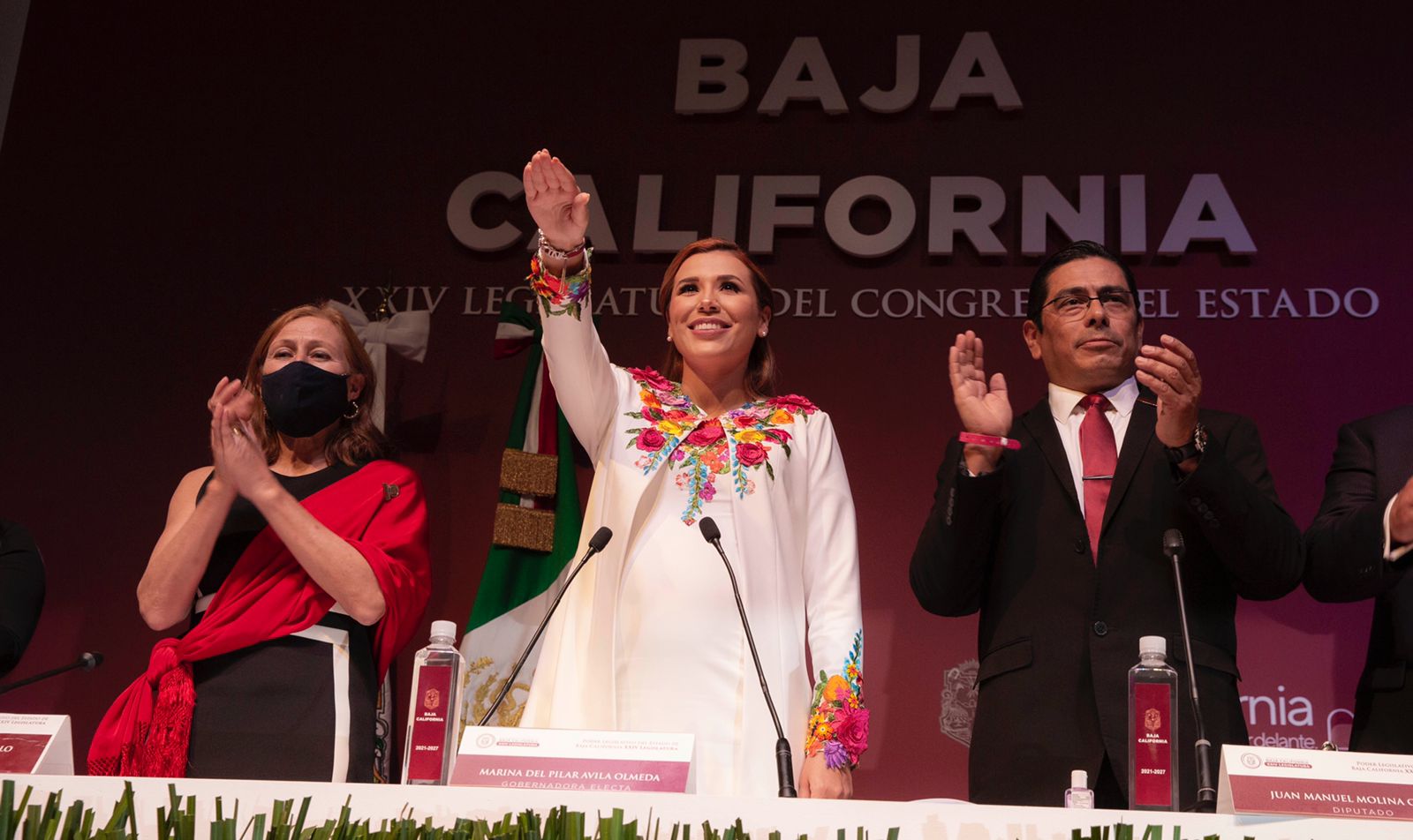 TOMA PROTESTA, MARINA DEL PILAR AVILA, COMO GOBERNADORA DE BAJA CALIFORNIA bcreporteros.com