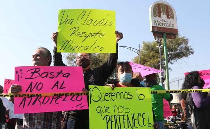 Rechazan privatización parcial del Mercado Mixcalco