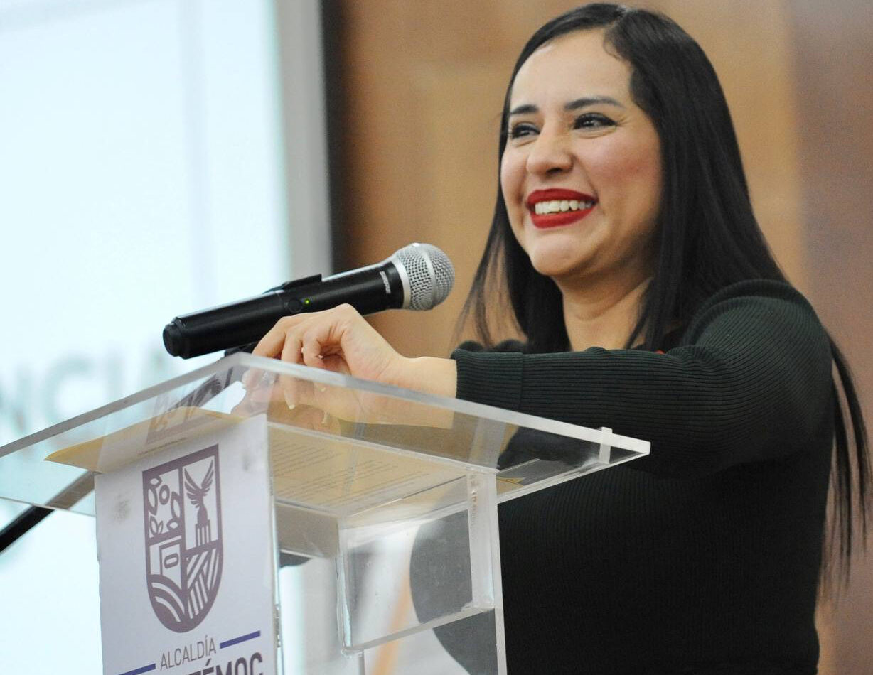 Sandra Cuevas presenta 4 programas para empoderar a la mujer en la Cuauhtémoc