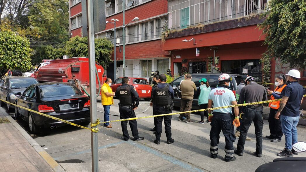 Se registra nueva explosión por acumulación de gas en Miguel Hidalgo