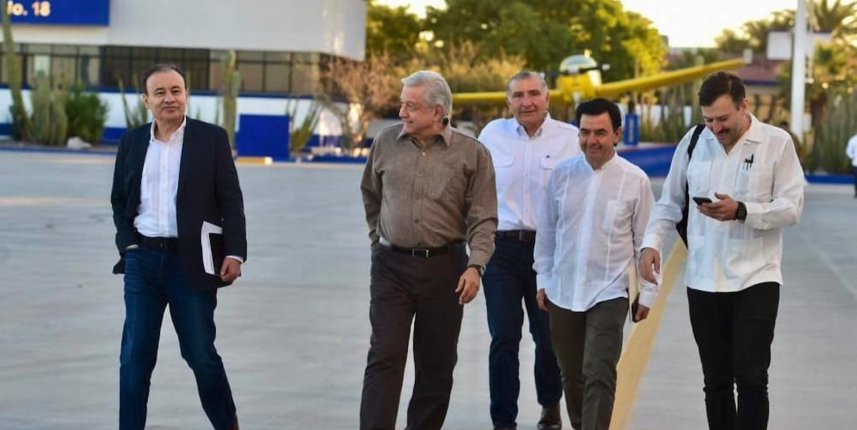 Grupo México y Federación crearán fondo para pensionar a mineros, como parte del Plan de Justicia Para Cananea informó AMLO en su visita.