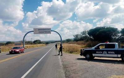 Autoridades de Seguridad resguardan zona límite de Durango-Zacatecas, a consecuencia de los asesinatos ocurridos recientemente.