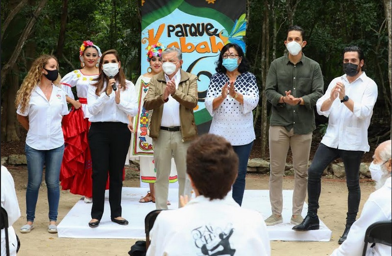 Celebran 26 aniversario de histórico Parque Kabah