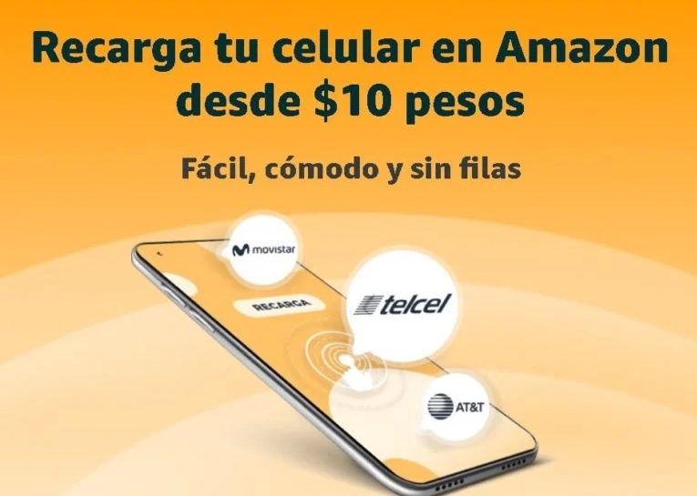 Amazon habilita servicios de recargas para teléfono celular