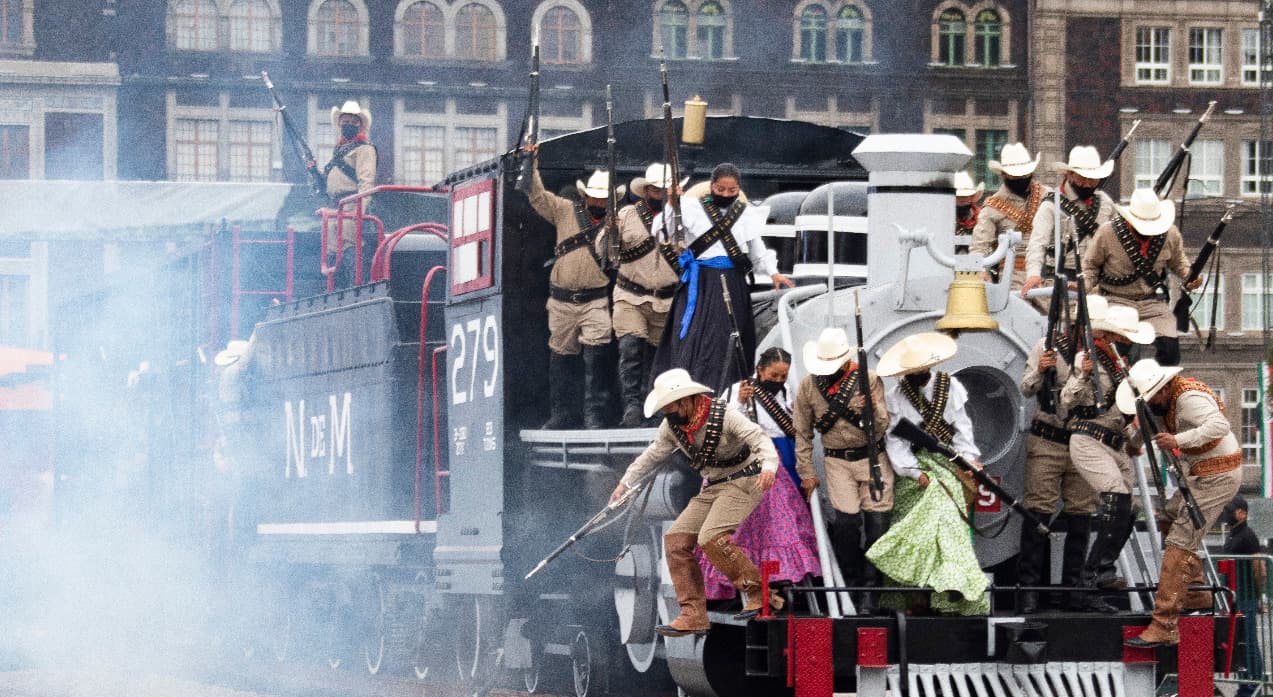 Concluye el desfile de la Revolución Mexicana en la CDMX, siendo uno de los primeros eventos masivos después de la pandemia de Covid.