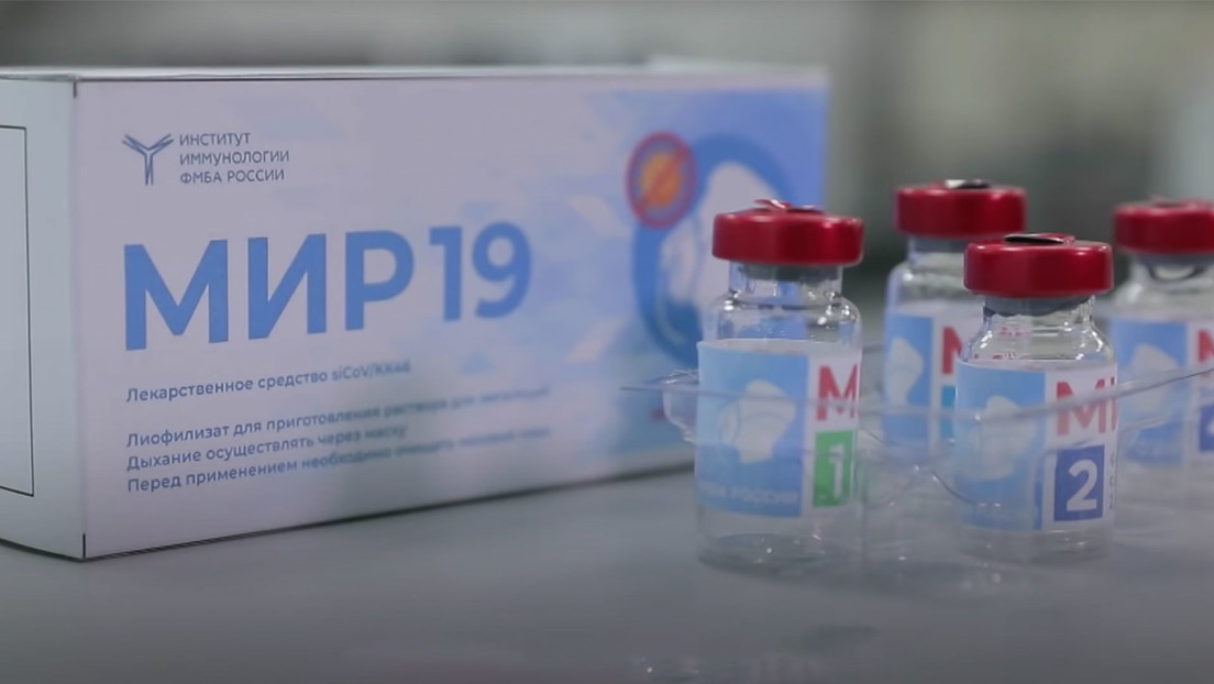 El Ministerio de Salud de Rusia registra el fármaco MIR-19, contra todas las variantes del coronavirus