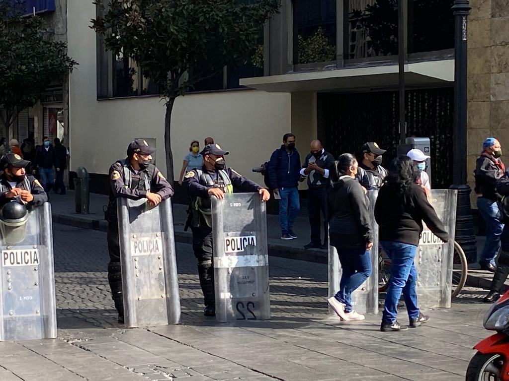 CDMX desplegará más de mil 300 policías en el Zócalo por informe de AMLO