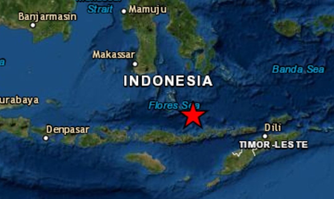 Indonesia registra terremoto de magnitud 7.3