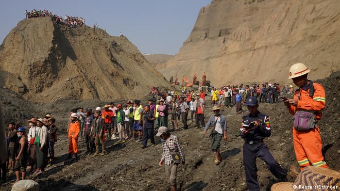 “Muy pocas posibilidades de supervivencia” para los mineros desaparecidos en Myanmar