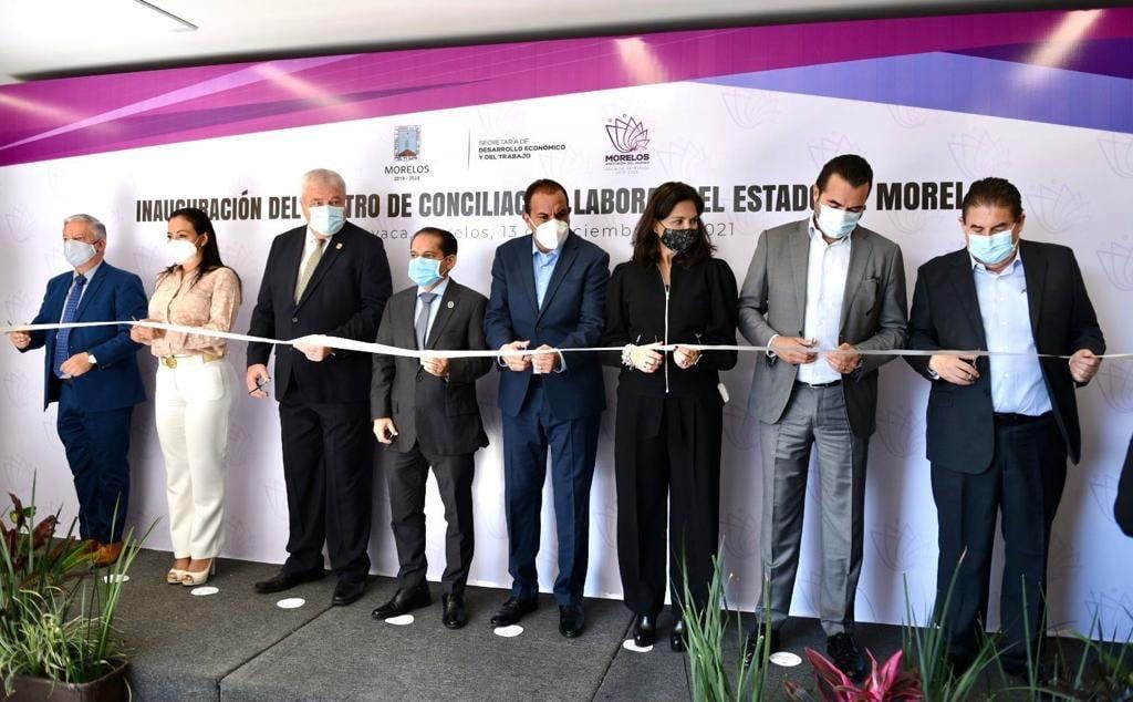 INAUGURAN CENTRO DE CONCILIACIÓN LABORAL DEL ESTADO DE MORELOS