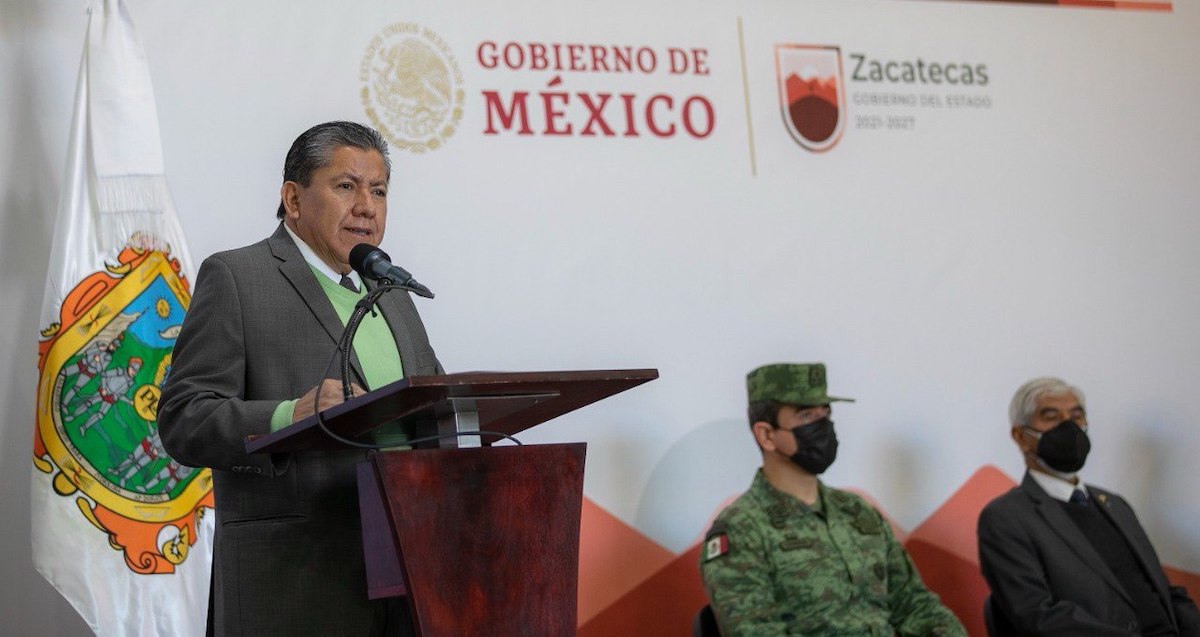 Gobernador de Zacatecas afirma que hay reducción de delitos en la entidad como resultados del operativo Zacatecas II.