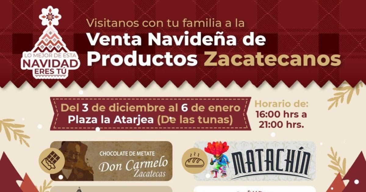 Zacatecas impulsa a productores con Expo-Venta Navideña